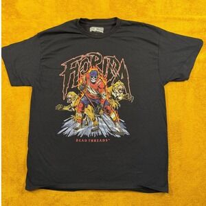 Dead Threads Florida Hockey Skeleton Tiger Graphic T Shirt Mens XL Black shirt